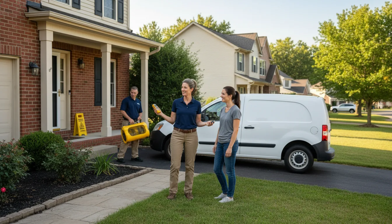 Water restoration image for Emergency Water Damage Restoration in Amanda, OH